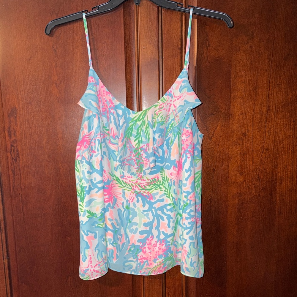 Lilly Pulitzer Karmen Cami in Coral Bay